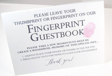 Elm Tree Thumbprint Alternative Guest Book Print, Fingerprint Guestbook, Teacher Gift, Bridal Shower, Family Reunion, Alternative Sign in, Baby Shower - Darlington Guestbooks